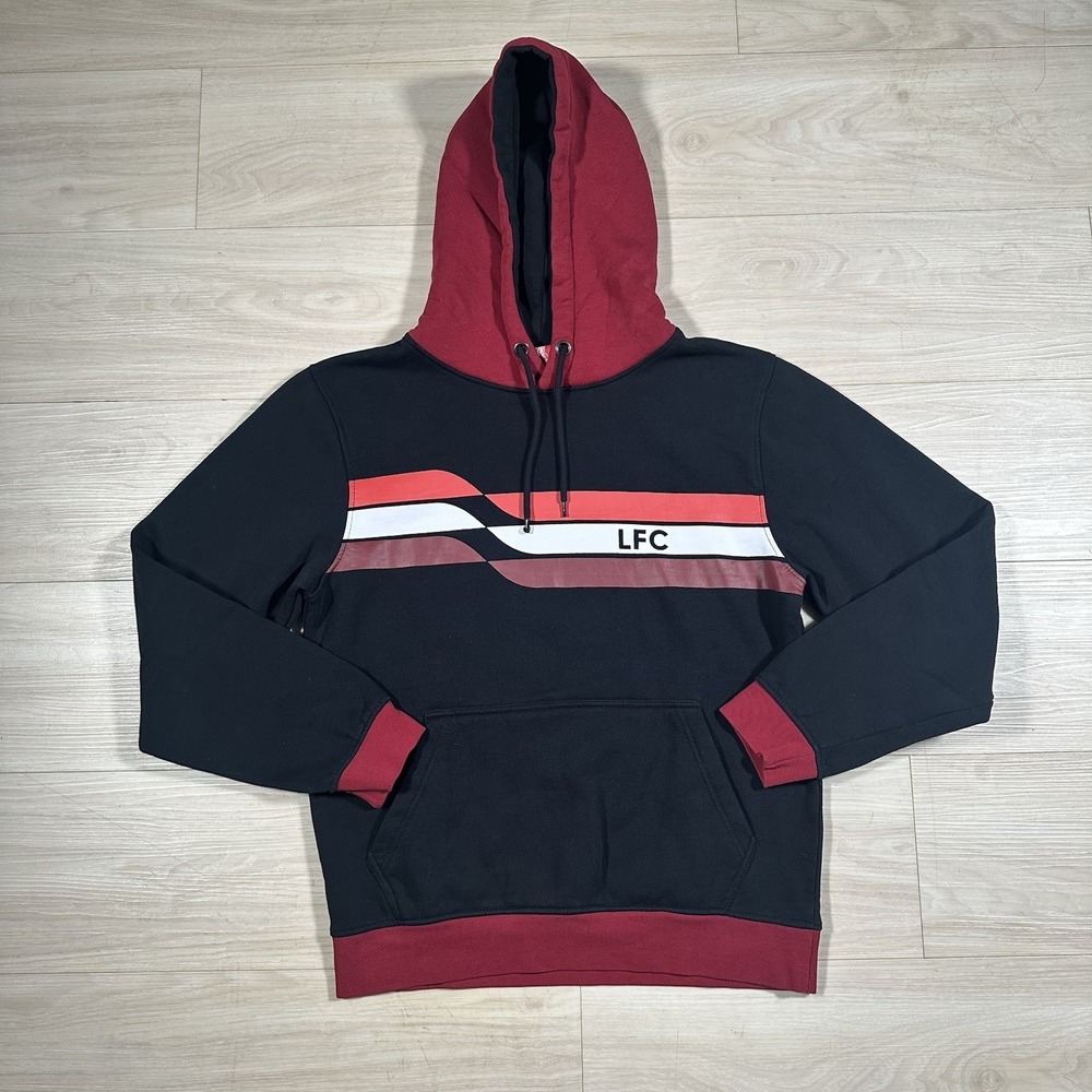 L.F.C. Liverpool Football Club Black Hoodie Men's Size Medium Sports Soccer